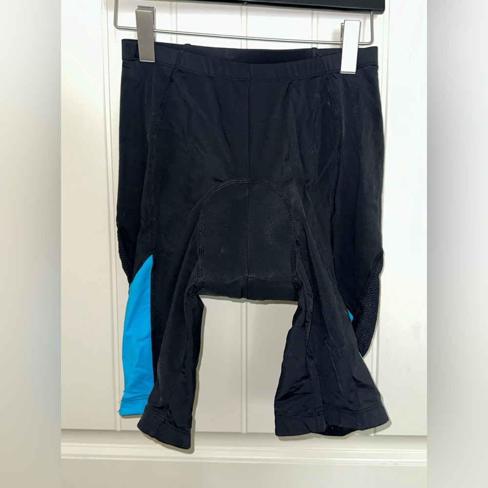 Black and Blue Cycling Shorts